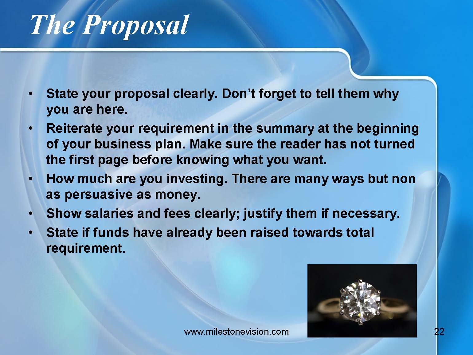 how to write a proposal for business plan